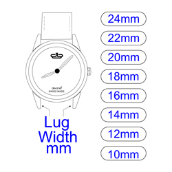 Lug size guide by Devanet